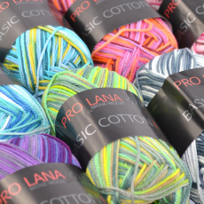 6 pelotes 100 gr - 100% coton à crocheter couleur - DECO8C.045